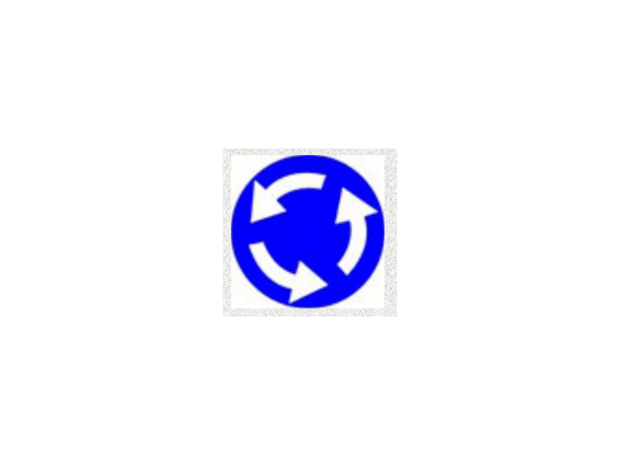 Знак 4.3 Круговое движение