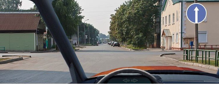 Вопрос 3.50 — знак 4.1.1 и разворот